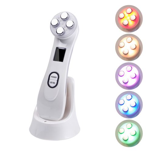 EMS Mesotherapy Électroporation RF Radiofréquence Faciale LED Photon Dispositif de soins de la peau Lifting du visage Serrer