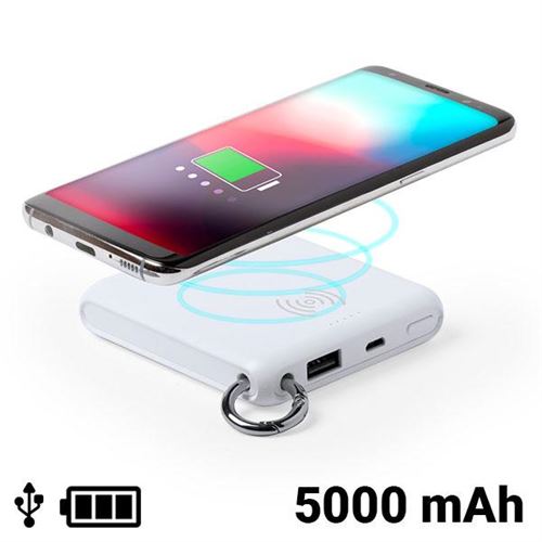 Power Bank avec chargeur sans fil Blanc 146261