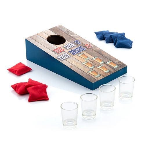 Jeu à boire Bean Bag Toss 13 Pièces