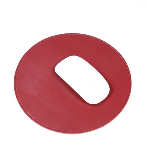 Tapis de souris en PU - Rouge