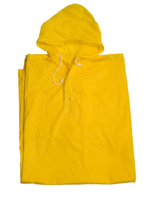 Falconetti rainponcho taille unique unisexe jaune