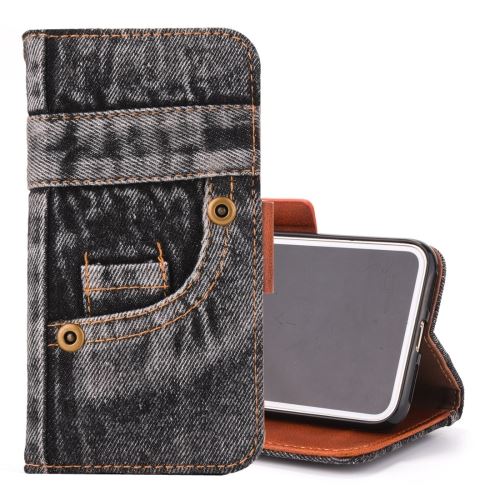 Iphone X / Xs Coque Protection Tpu Effet Tissus Noir Als81993