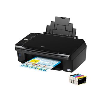 Epson Stylus SX210 - Imprimante multifonctions - couleur - jet d'encre - A4 (210 x 297 mm) (original) - Legal (support) - jusqu'à 32 ppm (impression) - 120 feuilles - USB 2.0 - 1