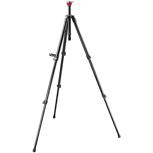 Manfrotto 755XB Trépied aluminium pour petite rotule vidéo à base plate
