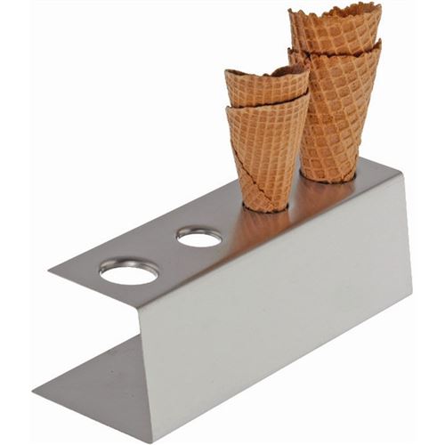 Support Porte Cornet à Glace - APS - Acier inoxydable