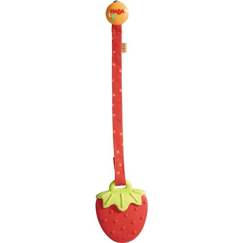 Hochet de dentition Fraise Haba