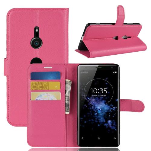 Etui Housse Portefeuille Pour Sony Xperia XZ3 - Rose