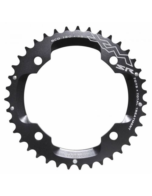 Plateau vtt 4bra double 39dts d.120 pour sram x0-xx exterieur noir alu miche