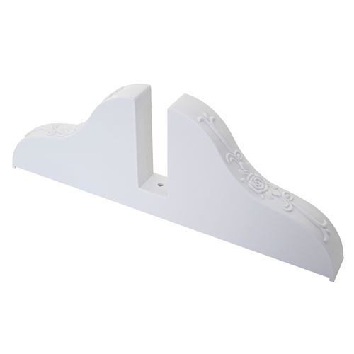 Pied pour paravent pied pour cloison de séparation blanc lot de 3