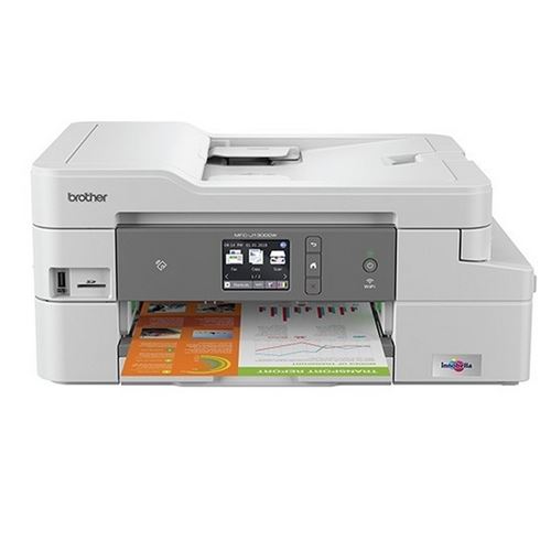 Brother mfc-j1300dw? multifunctionele kleureninkt (wifi, fax en hoge capaciteit cartridges inbegrepen) wit