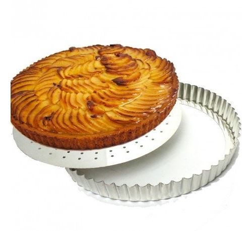 Gobel - moule à tarte cannelé fond perforé amovible 24 cm 126431