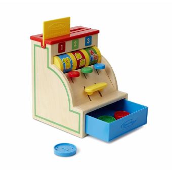 Caisse enregistreuse pour jouets en bois Melissa \u0026 Doug - Cuisine - Achat \u0026  prix | fnac