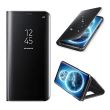 Etui Coque Samsung S8 Clear View Etui à Rabat Miroir Smart Stand Antichoc Coque Housse Pour Samsung S8 Noir