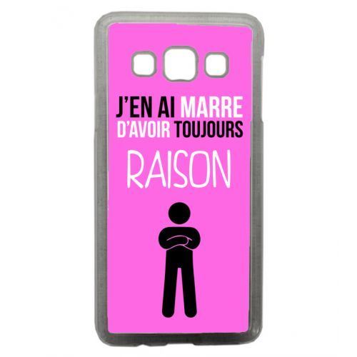 Coque transparente galaxy a7 j en ai marre d avoir toujours raison 10