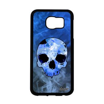 Coque Silicone Galaxy S6 Tete De Mort Electro Telephone