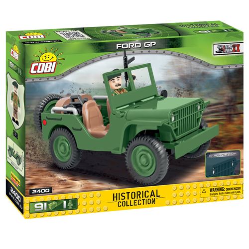 Cobi kit de construction Vietnam War Ford GP boys green 91-piece