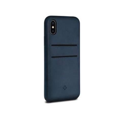 Twelve South-Relaxed Leather pour iPhone X/XS Bleu-BLEU
