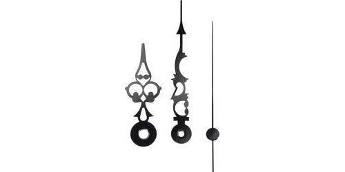 Lot d'aiguilles 195028 aluminium noir