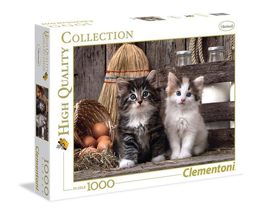 Puzzle Clementoni - Chatons, 1000 pièces