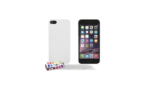 Coque Rigide le Pearls Blanc + 3 Films Apple Iphone 5