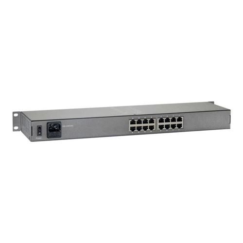 LevelOne FEP-1601W150 Commutateur 16 x 10-100 (PoE+) Ordinateur de bureau, Montable sur rack PoE+ (142 W)