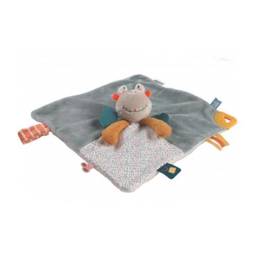 Monstres - Doudou Plat Lauren - Matiere Veloudoux