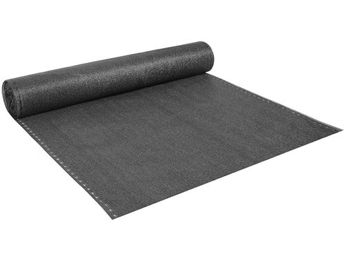 brise vue synthétique verdo - 1 x 10 - 90g/m² - gris