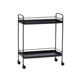 Table Roulante Desserte Metal Noir Achat Prix Fnac