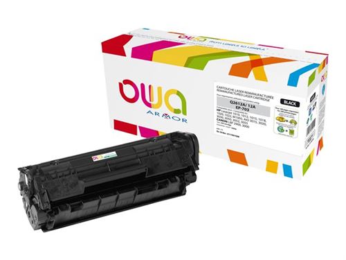 Armor Q2612AEP 703 Toner Laser Remanufacturée Compatible avec Imprimante Canon I Sensys - vue 1