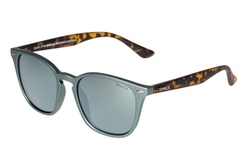 Sinner lunettes Dagmarde soleil unisexe polarisées vert métallisé