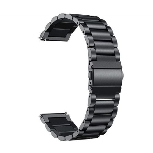 Non Communiqué Noir Bracelet De Montre En Acier Inoxydable Pour Samsung Galaxy Watch 42Mm