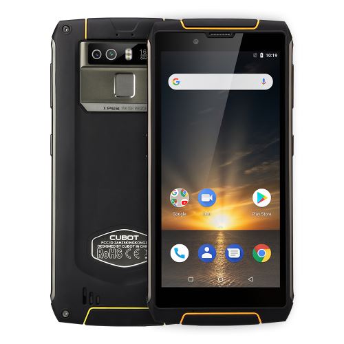 Cubot King Kong 3 5.5 Pouces 4 Go RAM 64 Go ROM 6000mAh double empreinte digitale NFC Android 8.1 noir EU