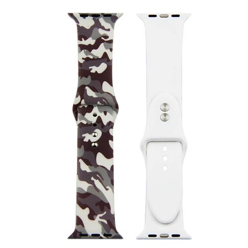 Bracelet de montre en silicone coloré pour Apple Watch Series 6/ SE/ 5/ 4 40mm - Multicolore#15(Taille S/M)