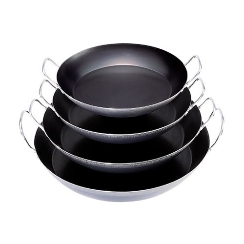 Plat à paëlla tôle bleue 47cm De Buyer 5023.47
