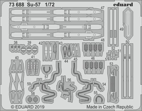 Su-57 For Zvezda - 1:72e - Eduard Accessories