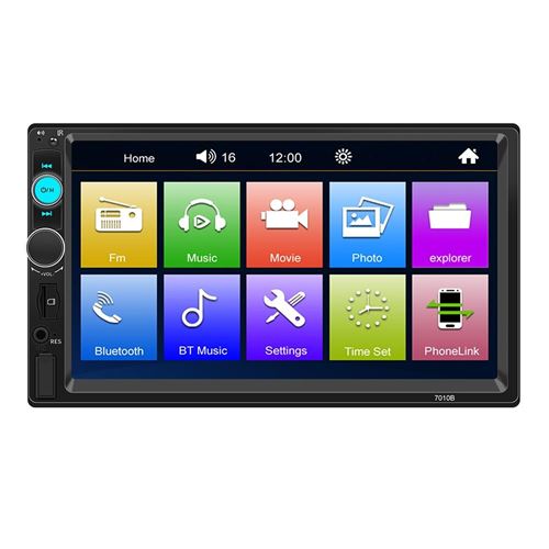 Autoradio Écran Tactile Bluetooth 7 Pouces FM USB MP5 Voiture Polyvalent YONIS
