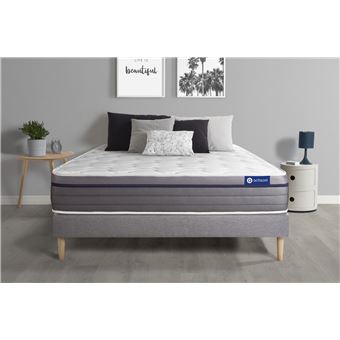 ACTISOM Matelas 140x190 Mémoire de forme Maxi épaisseur 7zones de confort