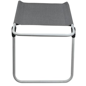 Fauteuil Camping Confort Maxi Baya Sun Gris - Pliable, Neuf Sous Emballage