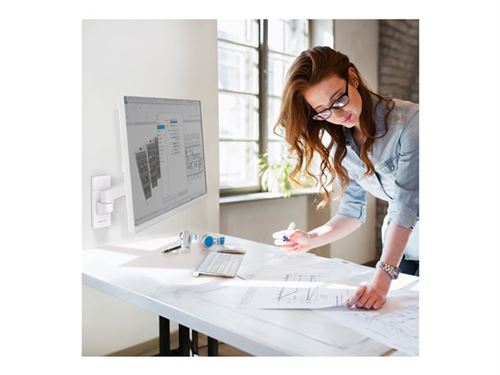 Ergotron LX Pro 45-683-290 Support Moniteur Mural 1 Bras 17 a 34" VESA 75x75 a 100x100 Max 10kg - Image 4