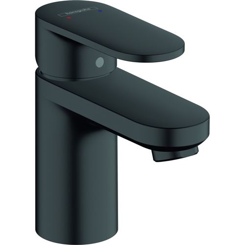 Hansgrohe Vernis Blend Single lever basin mixer 70 with pop-up waste set - Matt Black - 71550670