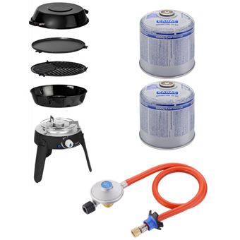 PACK CADAC Barbecue Gaz + Détendeur pour cartouche + 2 Cartouches de gaz - 1