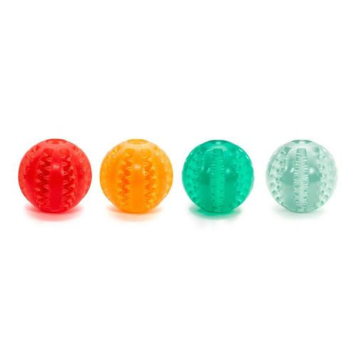 Comparer les prix de Jouet pour chien Gloria Soins dentaires TPR Assortiment de couleurs 6 cm