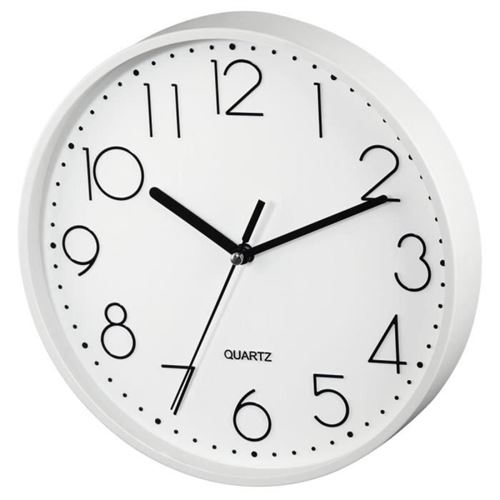 Hama PG-220 Horloge Murale, Blanc, Taille Unique