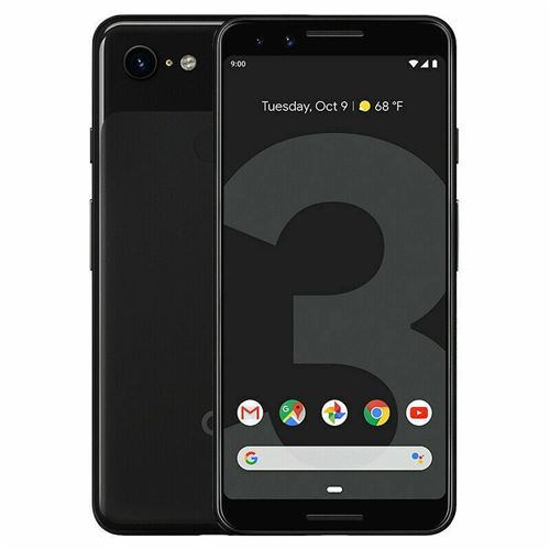 Smartphone Google Pixel 3 Single SIM 4 / 64 GO - Nano SIM - 5.5 - 1080x2160 - 12,2 mégapixels - Noir