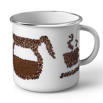2 grandes tasses Tognana made in Italy- décor floral rouge orangé