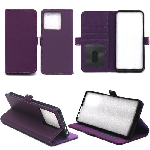 Housse violette pour Xiaomi Redmi Note 13 Pro Plus 5G / Redmi Note 13 Pro+ 5G Etui violet de Protection Portefeuille à Rabat avec Porte Cartes XEPTIO