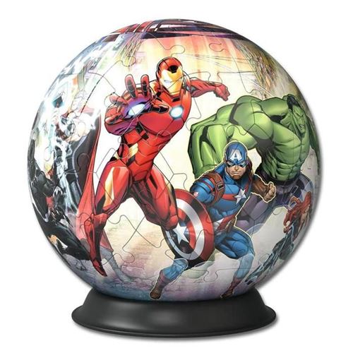 Non Communiqué Jaune Puzzle Ball 72 Pièces: Marvel Avengers