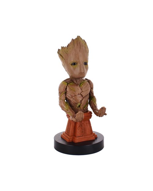 Figurine Groot - Support & Chargeur pour Manette et Smartphone- Cable Guys  - Label Emmaüs