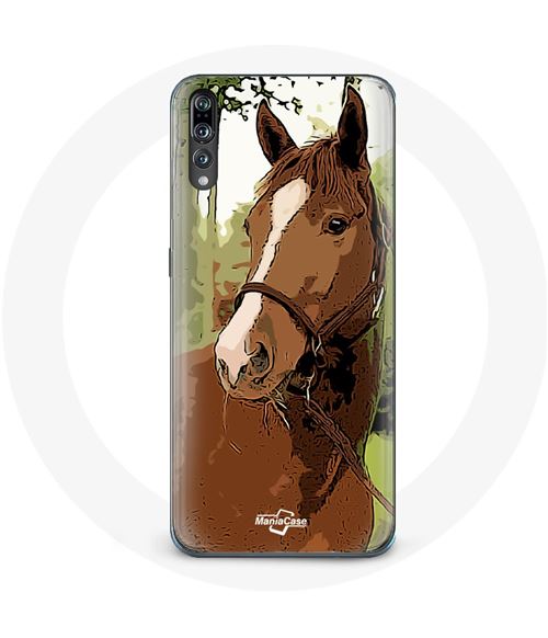 Coque pour Huawei P20 Quarter Horse Marron Race de cheval Maniacase