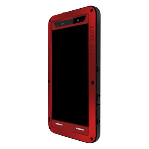 - Homyl - Verre Gorille Aluminium Métal Cas Lourds Couverture Pour Sony Z5 - Rouge
